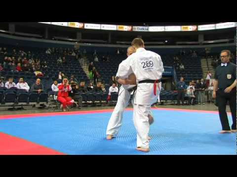 Gergő Szűcs vs Odzeniak Marek - European (Shin)Kyokushin Karate Championship Vilnius 2011