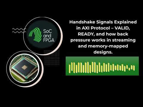 Handshake Signals Explained in AXI Protocol – VALID, READY, and how backpressure works