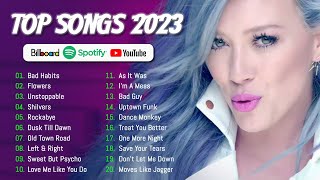 Top 100 Songs Of 2023 || The Weeknd, Justin Bieber, Maroon 5, Dua Lipa, Ed Sheeran, Ava Max, Adele