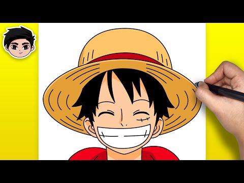 How to Draw Monkey D. Luffy from One Piece | Easy Step-by-Step