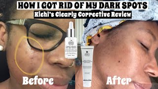 HOW I GOT RID OF MY DARK SPOTS WITH KIEHL'S CLEARLY CORRECTIVE RANGE