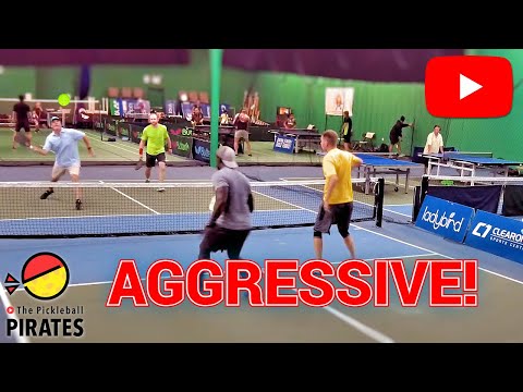 Fast Aggressive Pickleball 5.0 Men's Doubles rec Game