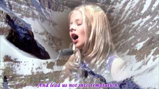 Jackie Evancho sings The Lord&#39;s Prayer at 2011 Concert Tours at Dallas with lyrics