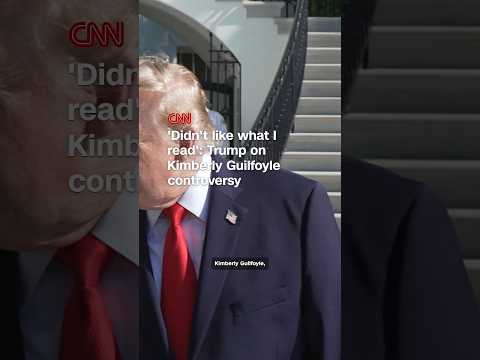 'Didn't like what I read': Trump on Kimberly Guilfoyle controversy