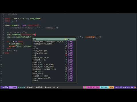 Lua Tutorial Neovim Vim Schedule Vim Schedule_wrap