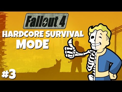 Fallout 4: Hardcore Survival Mode Playthrough - Part 3 - Huge Stash of Aluminum