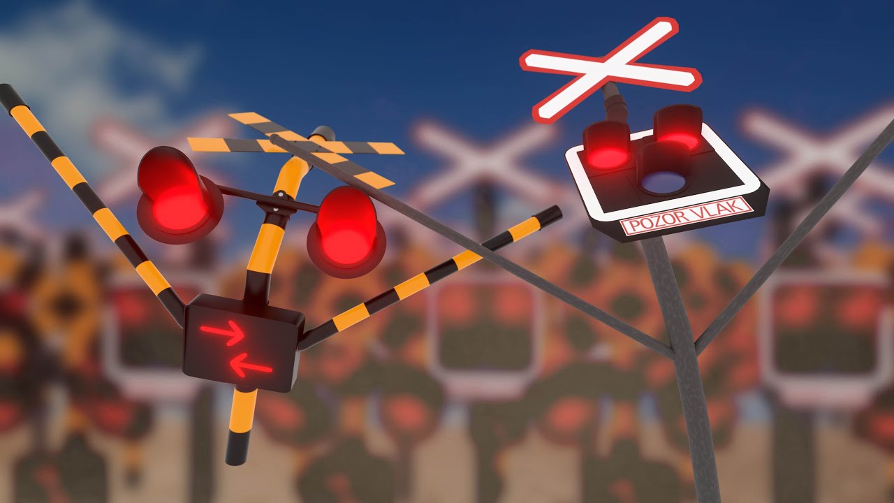 【踏切アニメ】ふみきりが分裂して大慌て！Fumikiri splits and panics！！！😂😂😂