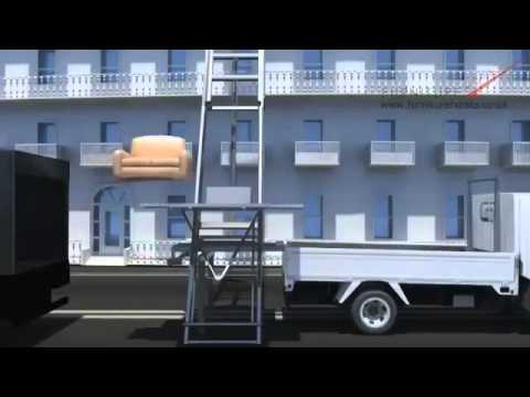 Furniture Hoist in action
