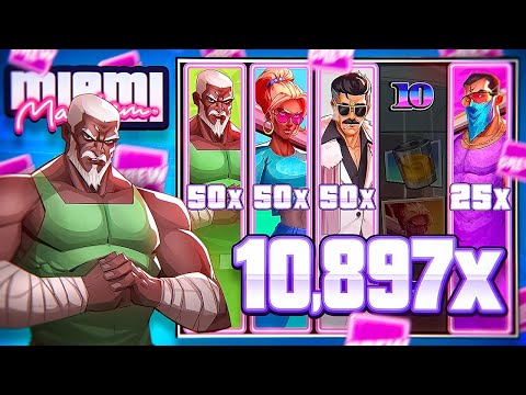 THE MOST ICONIC 10000X WIN ON MIAMI MAYHEM OF ALL TIME!