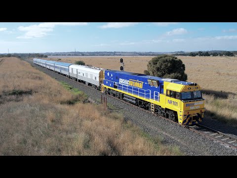 NR101 Leading 6MA8 "The Overland" Passenger Train (8/4/2022) - PoathTV Railways