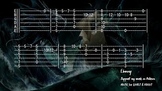 Sea Shanty - Spanish Ladies [Full Acoustic Guitar Tab by Ebunny] Fingerstyle How to Play