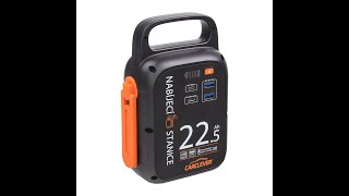 Multifunkční nabíjecí stanice - powerbanka CARCLEVER, 22.500mAh, 83,25Wh