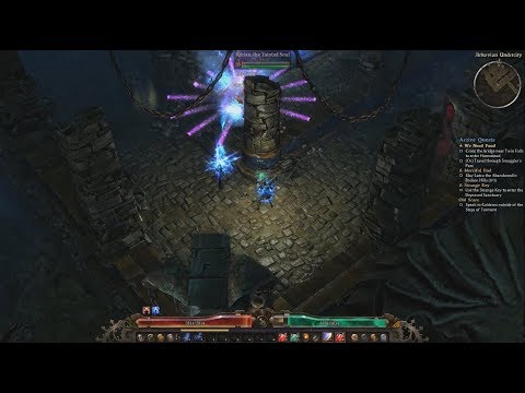 Grim Dawn Arkovian Undercity run with Shaman build