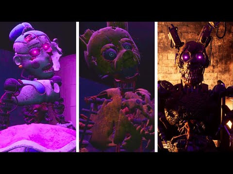 ALL BURNTRAP MODS Compilation Showcase   FNAF Security breach