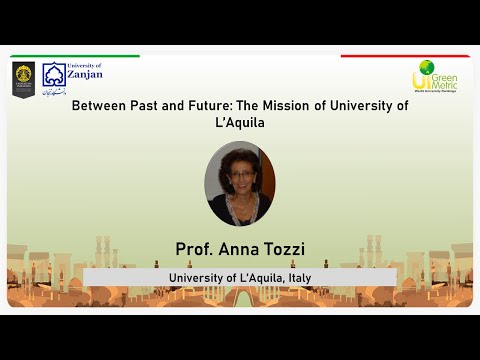 Prof. Anna Tozzi, Representative of Rector, University of L’Aquila, Italy