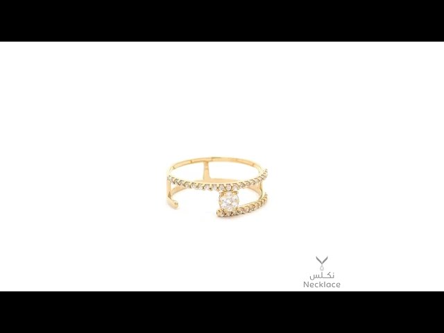 خاتم ذهب عيار 18 (RN.5237G)