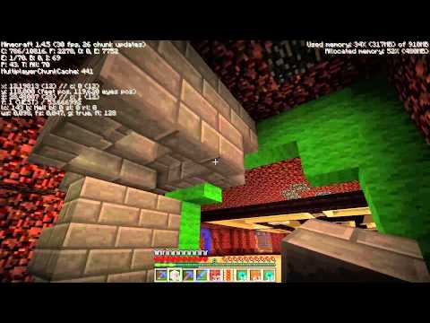 Minecraft Nosík [CZ] Majnuj E06 - Vytváříme nether místnost ᴴᴰ