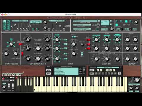 Minimonsta Tutorial - Sound Design on the fly