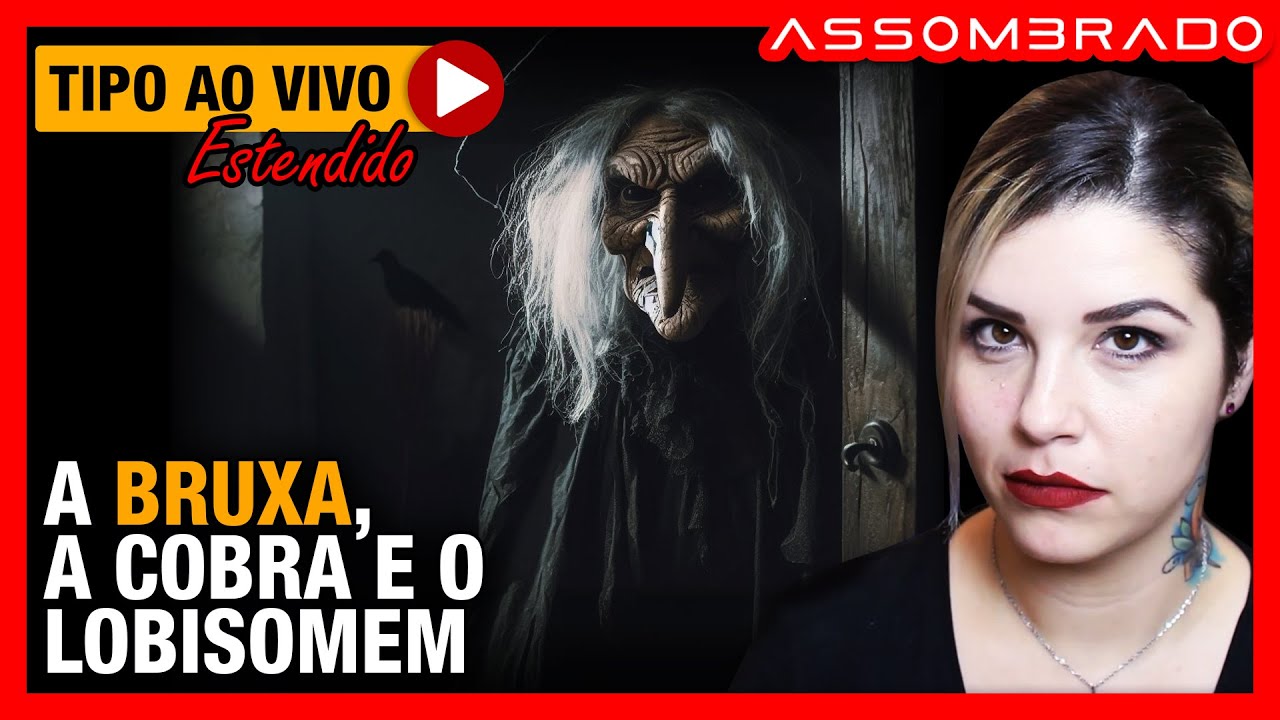 APÓS UM AMIGO DEIXAR UMA FANTASIA LÁ, ESSAS COISAS ACONTECERAM... - "A BRUXA, A COBRA E O LOBISOMEM"