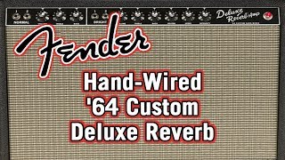 Video thumbnail for Fender Hand-Wired '64 Custom Deluxe Reverb Amplifier Review & Demo by Alamo Music Center