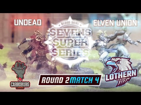 Undead vs Elven Union - Match 4, Sevens Super Series 3 | Blood Bowl Sevens (Bonehead Podcast)