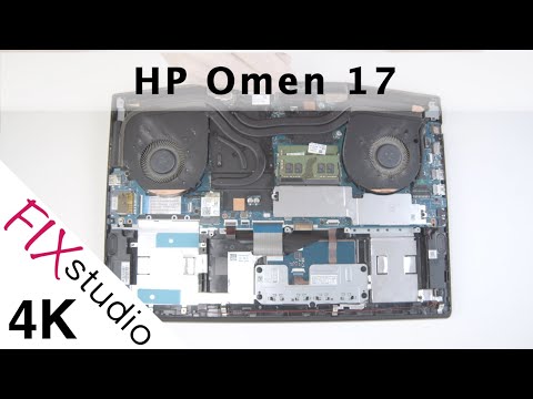 HP Omen 17 - disassemble [4k]