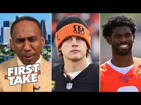 FIRST TAKE | Joe Burrow can get Bengals back to SB, Shedeur will become franchise QB? - Stephen A.
