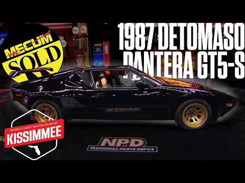 Rare DeTomaso Pantera GT5-S Sells at Mecum Kissimmee