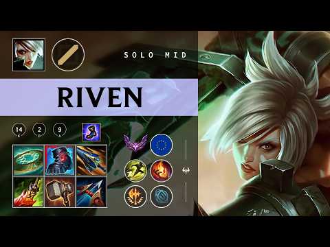 Riven Mid vs Galio - EUW Master Patch 26.04