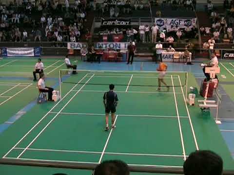 Finale France junior 2005 Matthieu Lo Ying Ping vs Brice Leverdez
