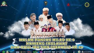 Download lagu 🔴🔵PUNCAK ACARA MILAD KE-9 KANJENG SHOLAWAT DAN HAUL TIEN SOEHARTO KE 29 mp3