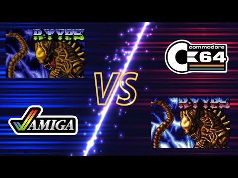PAULA vs SID (amiga & c64) - R-Type 1988/89