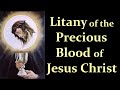 Litany Of The Precious Blood Of Jesus Christ