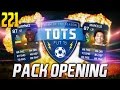 FIFA 15 PACK OPENING | #221 TOTS - TEAM OF ...