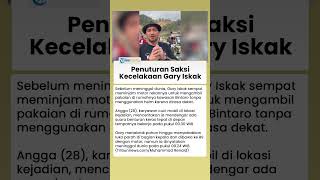 Penuturan Saksi Kecelakaan Gary Iskak saat Pakai Motor Teman: Tiba-tiba Terdengar Suara Benturan!