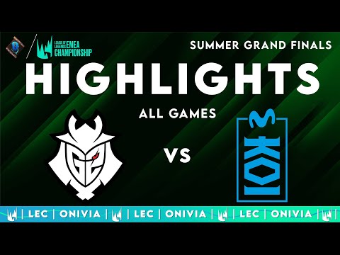 G2 vs MKOI Highlights ALL GAMES | LEC 2025 GRAND FINALS | G2 Esports vs Movistar KOI by Onivia