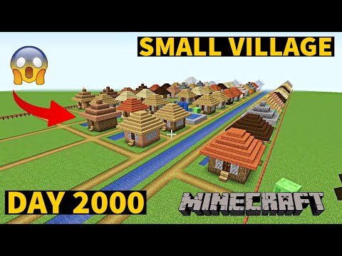 Pro Gamer Creates Epic Village in Minecraft 2023!