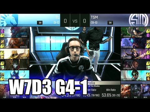 Team Liquid vs TSM | Game 1 S6 NA LCS Summer 2016 Week 7 Day 3 | TL vs TSM G1 W7D3 1080p