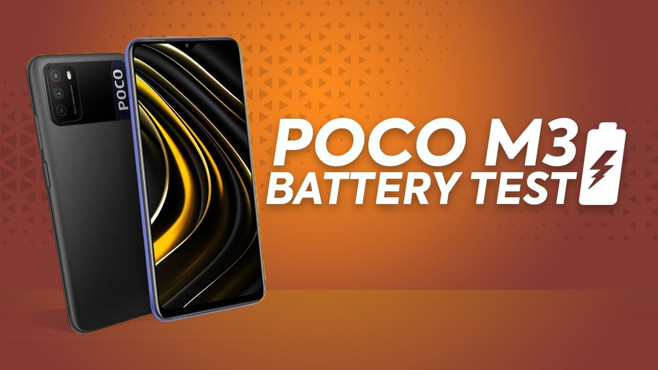 POCO M3 Battery Drain and Charging Test| 6000mAH Battery Beast!!!