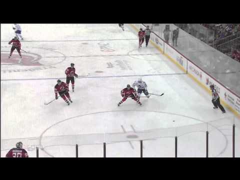 David Steckel Scores - Leafs @ Devils - 03/23/2012