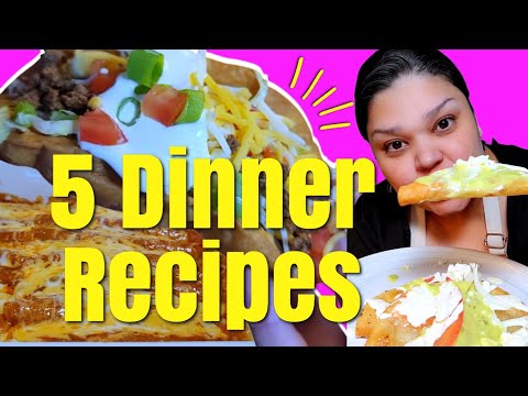 5 Dinner recipes for the busy work week ANYONE can make! | Easy Dinner Recipes
