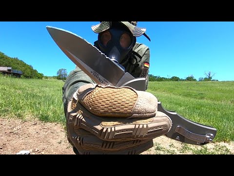 COLD STEEL CODE 4 SPEAR POINT - KNIFE DESTRUCTION TEST - UNTIL IT BREAKS - STEEL: CPM S35VN