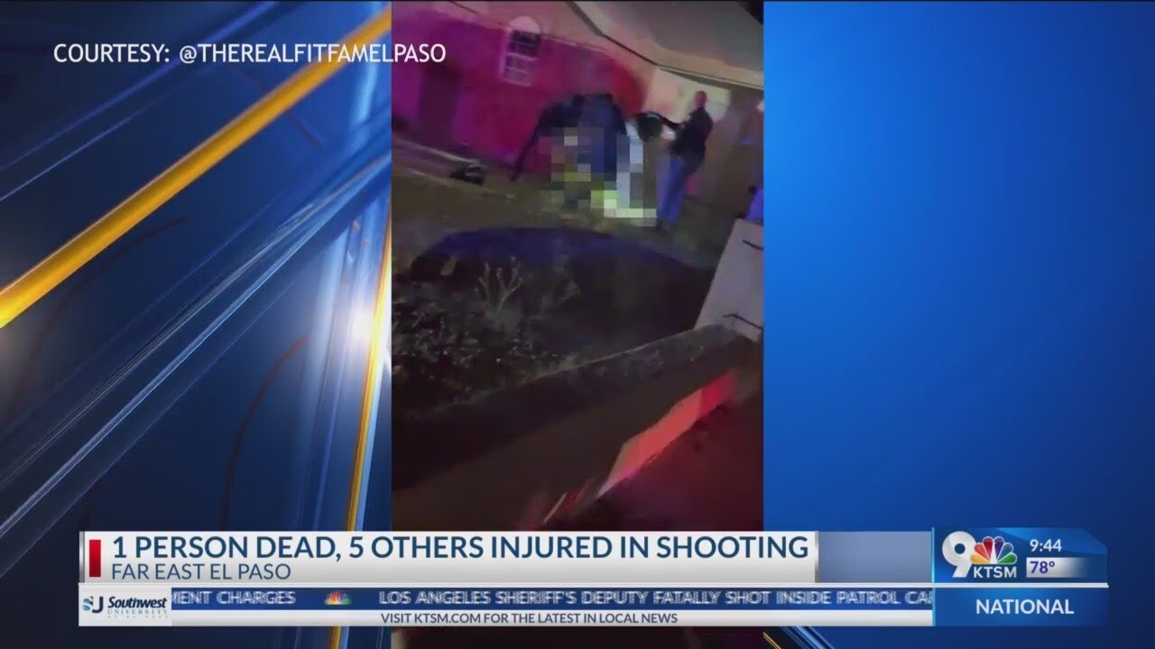 UPDATE: 1 person dead, 5 others injured in shooting