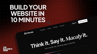 🤯 BUILD a Website in 10 Min with Macaly - The AI Zero-Code Full-Stack App Builder