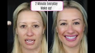 Quick and Easy 2 minute Makeup Tutorial   I  Pink Dust Cosmetics