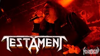 TESTAMENT “Rise Up/The New Order” live in Stroudsburg PA, Sept. 23rd, 2022