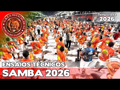 ESTÁCIO DE SÁ 2026 - 4K | ENSAIO TÉCNICO - LARGADA E PISTA | SAMBA AO VIVO #ETSO26