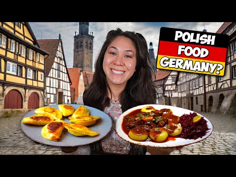 What is POLISH FOOD like in Germany?! (Traditional Dishes, Supermarket Snacks & Homemade Pierogi)