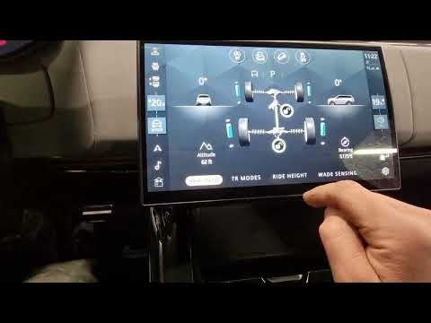 How to block suspension in Range Rover, jack mode.