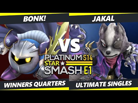 PSS S14:E1 Winners Quarters - BONK! (Meta Knight) Vs. Jakal (Wolf) SSBU Ultimate Tournament